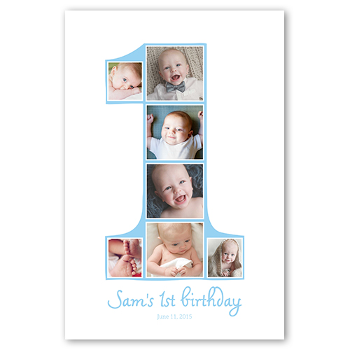 First Year Blue, 20x30white