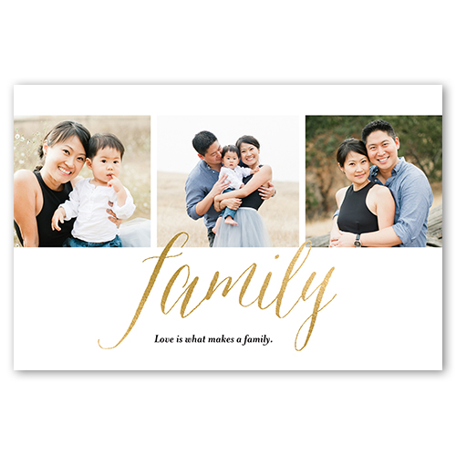 Family Script, -20x30-White
