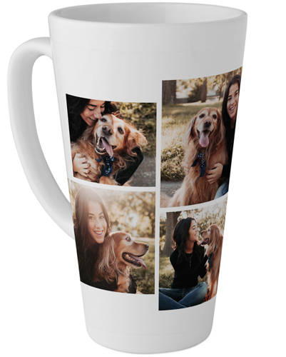 Gallery of Six Portrait Tall Latte Mug, 17oz, Multicolor