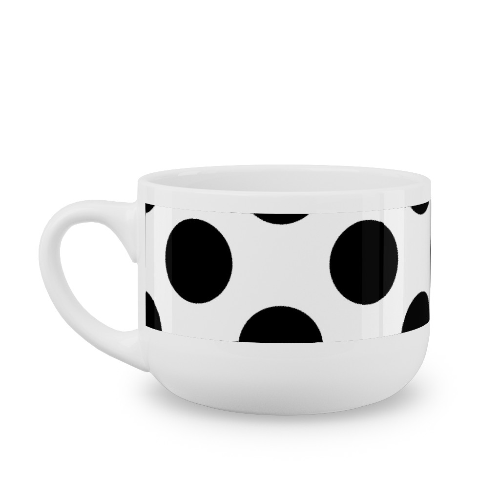 Black And White Polka Dot Mugs