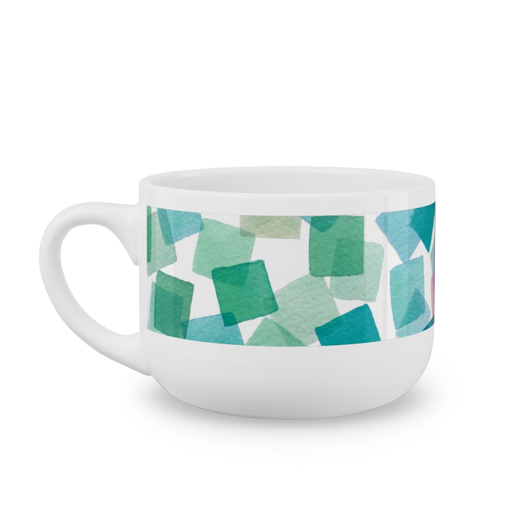 Confetti Party - Spring Pastel Latte Mug, White,  , 25oz, Multicolor