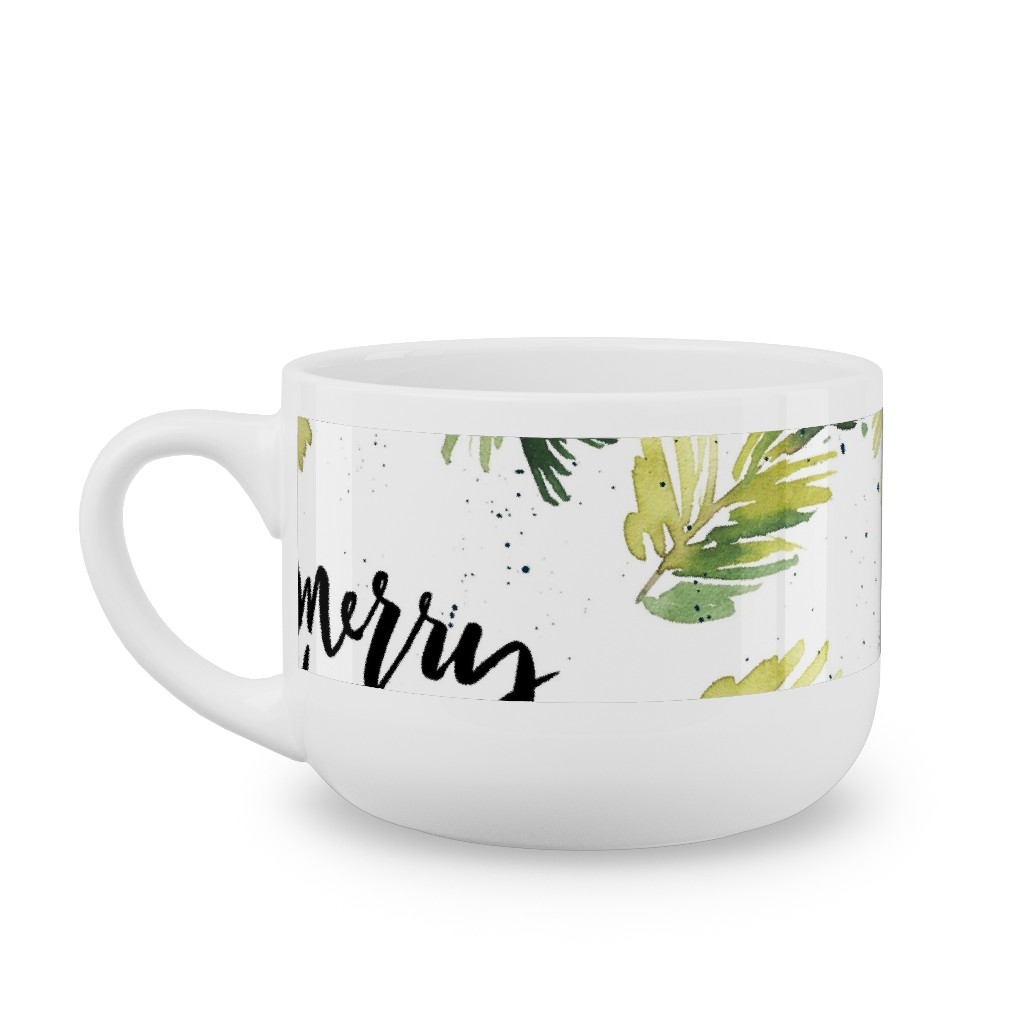 Merry Christmas Holly Coffee Mug