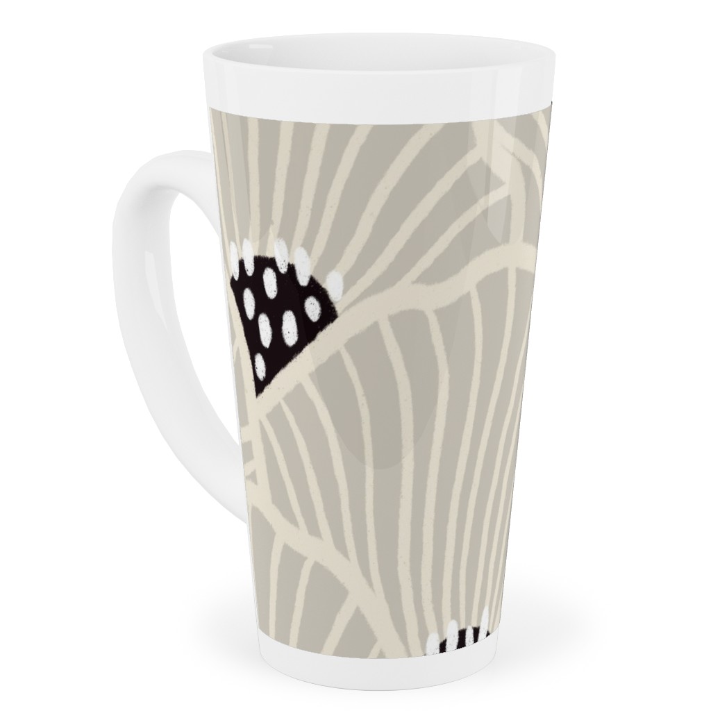 San Diego - Neutral Tall Latte Mug, 17oz, Beige, Pearl