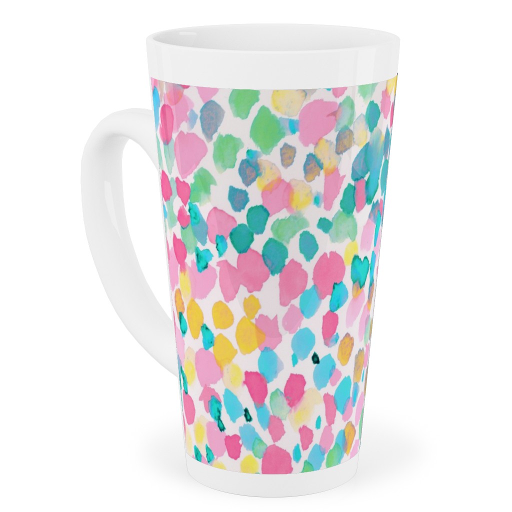 Lighthearted Summer Tall Latte Mug, 17oz, Multicolor
