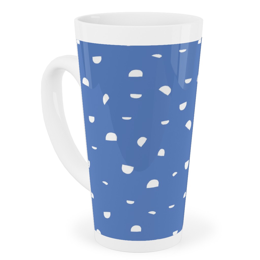 Shells - Blue Tall Latte Mug, 17oz, Blue