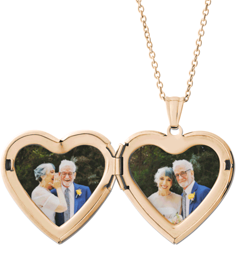 Whole Heart Locket Necklace by Shutterfly