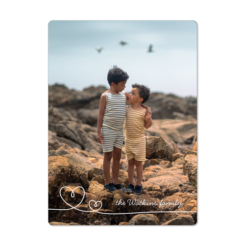 White Fridge Magnet