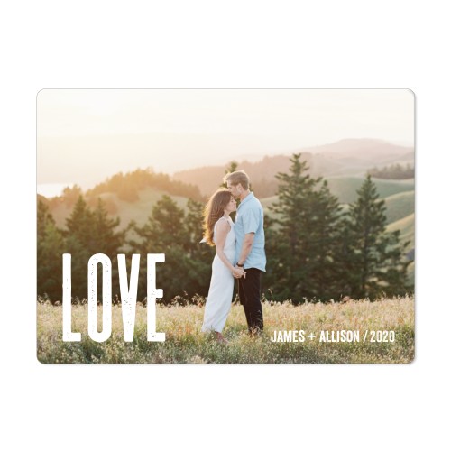 Modern Love Magnet, 4x5.5, White