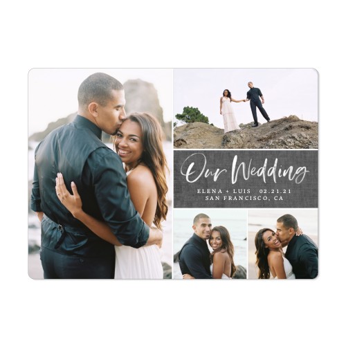 Our Perfect Day Magnet, 4x5.5, Gray