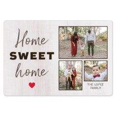 rustic home sweet home magnet