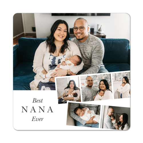 Family Filmstrip Magnet, 3x3, White, white