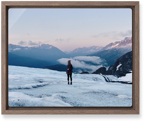 Photo Gallery Square Wall Art, Walnut, Single piece, Metal, 8x10, Glossy, Multicolor