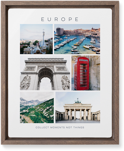 Best of Six Wall Art, Walnut, Single piece, Metal, 8x10, Glossy, Multicolor, multi