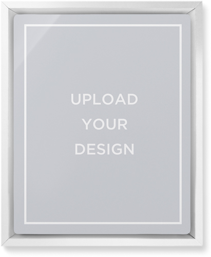 Upload Your Own Design Wall Art, White, Single piece, Metal, 8x10, Matte, Multicolor