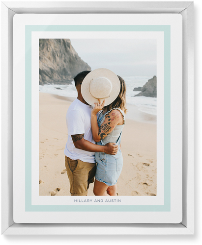Freeze Frame Wall Art, White, Single piece, Metal, 8x10, Matte, Green