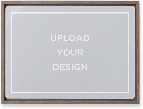 Upload Your Own Design Landscape Wall Art, Walnut, Single piece, Metal, 10x14, Glossy, Multicolor