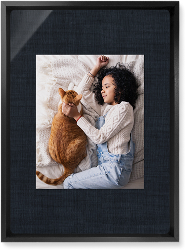 Full Frame One Wall Art, Black, Single piece, Metal, 10x14, Matte, Black
