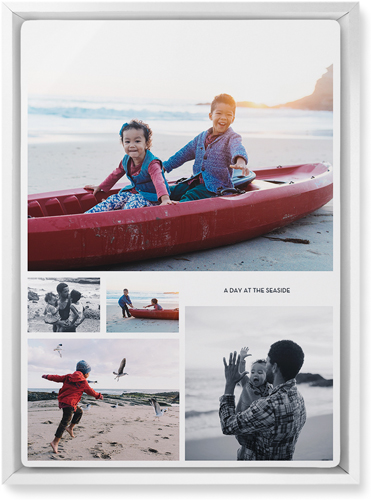 Hero Collage Portrait Wall Art, White, Single piece, Metal, 10x14, Matte, Multicolor