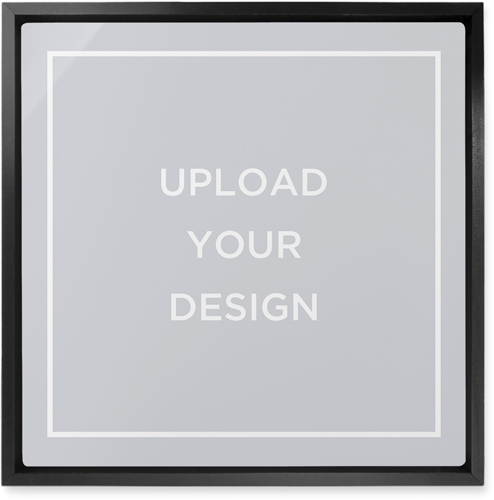Upload Your Own Design Landscape Wall Art, Black, Single piece, Metal, 12x12, Matte, Multicolor