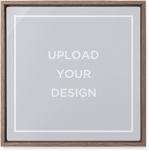 Upload Your Own Design Landscape Wall Art, Walnut, Single piece, Metal, 12x12, Matte, Multicolor