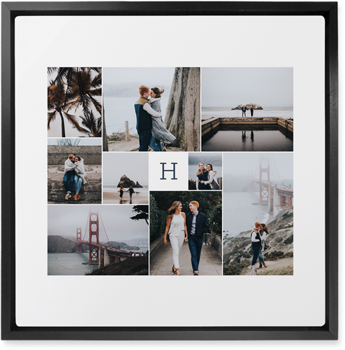 Nine Lives Wall Art, Black, Single piece, Metal, 12x12, Matte, Multicolor, multi