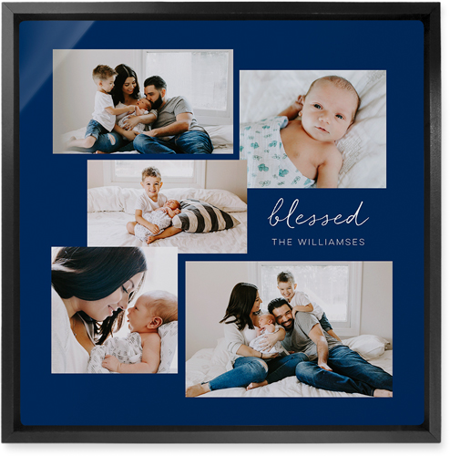 Take Five Wall Art, Black, Single piece, Metal, 12x12, Matte, Multicolor, multi