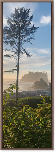 Photo Gallery Pano Portrait Wall Art, Walnut, Single piece, Metal, 12x36, Glossy, Multicolor, multi