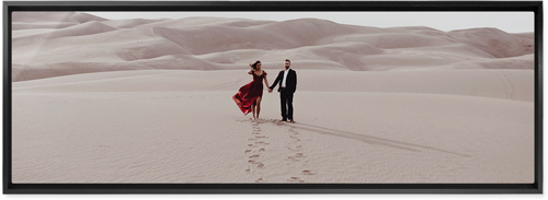 Photo Gallery Pano Wall Art, Black, Single piece, Metal, 12x36, Glossy, Multicolor