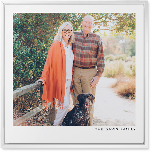 Modern Gallery of One Wall Art, White, Single piece, Metal, 16x16, Matte, Multicolor, multi