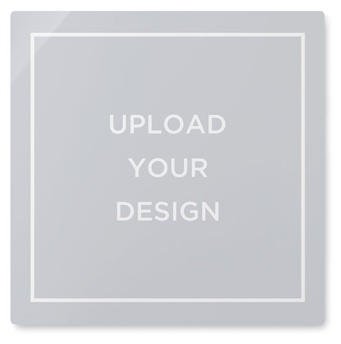 Upload Your Own Design Landscape Wall Art, No Frame, Single piece, Metal, 16x16, Matte, Multicolor