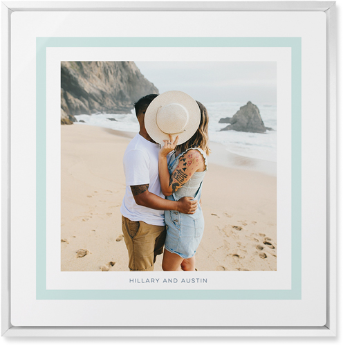 Freeze Frame Wall Art, White, Single piece, Metal, 16x16, Glossy, Green