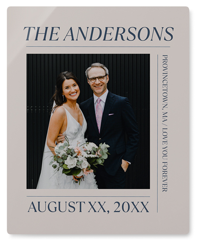 Editorial Snapshot Wall Art, No Frame, Single piece, Metal, 16x20, Glossy, Beige, elderflower