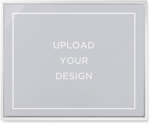 Upload Your Own Design Landscape Wall Art, White, Single piece, Metal, 16x20, Matte, Multicolor
