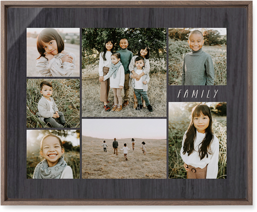 Lucky Seven Wall Art, Walnut, Single piece, Metal, 16x20, Glossy, Multicolor
