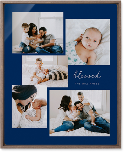 Take Five Wall Art, Walnut, Single piece, Metal, 16x20, Glossy, Multicolor, multi