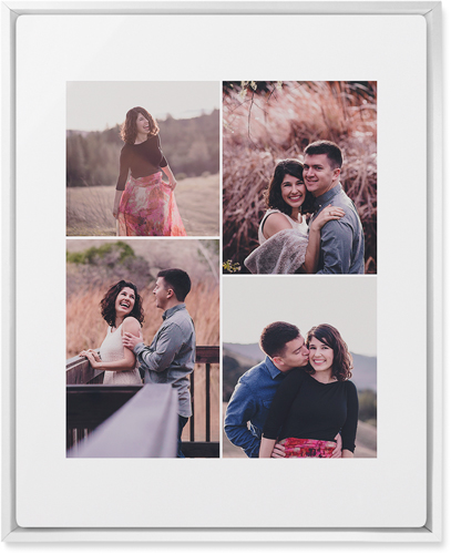 Four Winds Wall Art, White, Single piece, Metal, 16x20, Matte, White, white