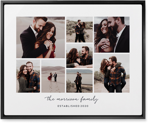 Pieces of Eight Wall Art, Black, Single piece, Metal, 16x20, Glossy, White, white