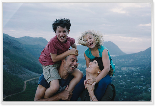 Photo Gallery Wall Art, White, Single piece, Metal, 20x30, Matte, Multicolor, multi