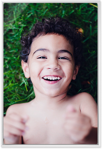 Photo Gallery Portrait Wall Art, White, Single piece, Metal, 20x30, Matte, Multicolor, multi