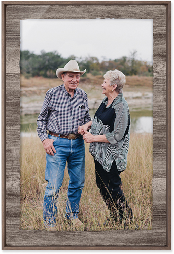 Countryside Portrait Wall Art, Walnut, Single piece, Metal, 20x30, Matte, Brown