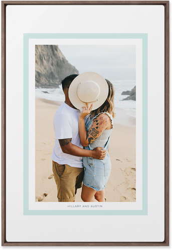 Freeze Frame Wall Art, Walnut, Single piece, Metal, 20x30, Matte, Green