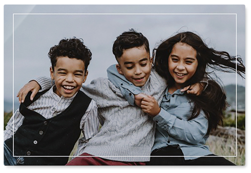 Floating Frame Wall Art, No Frame, Single piece, Metal, 24x36, Matte, White, white