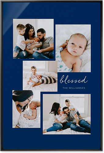 Take Five Wall Art, Black, Single piece, Metal, 24x36, Matte, Multicolor, multi