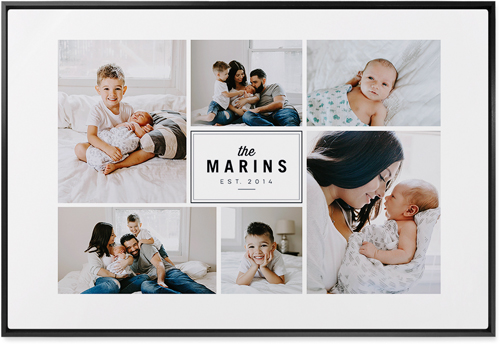 Round We Go Wall Art, Black, Single piece, Metal, 24x36, Glossy, White, white