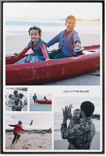 Hero Collage Portrait Wall Art, Black, Single piece, Metal, 24x36, Glossy, Multicolor, multi