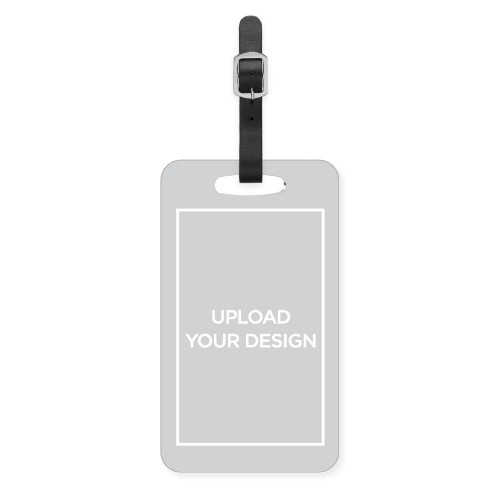 Upload Your Own Design Luggage Tag, Large, Multicolor