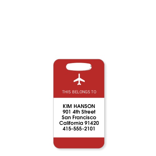 indestructible luggage tags