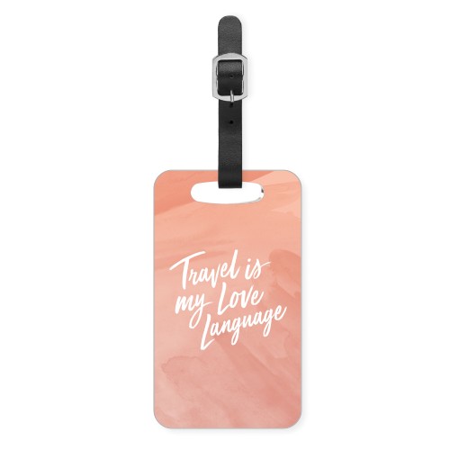 Travel Love Luggage Tag, Small, Multicolor