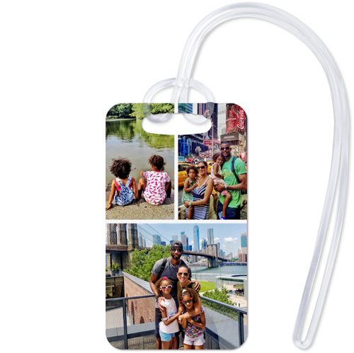 Gallery of Three Luggage Tag, Small, Multicolor