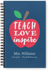 teach love inspire monthly planner